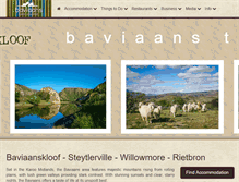 Tablet Screenshot of baviaans.co.za